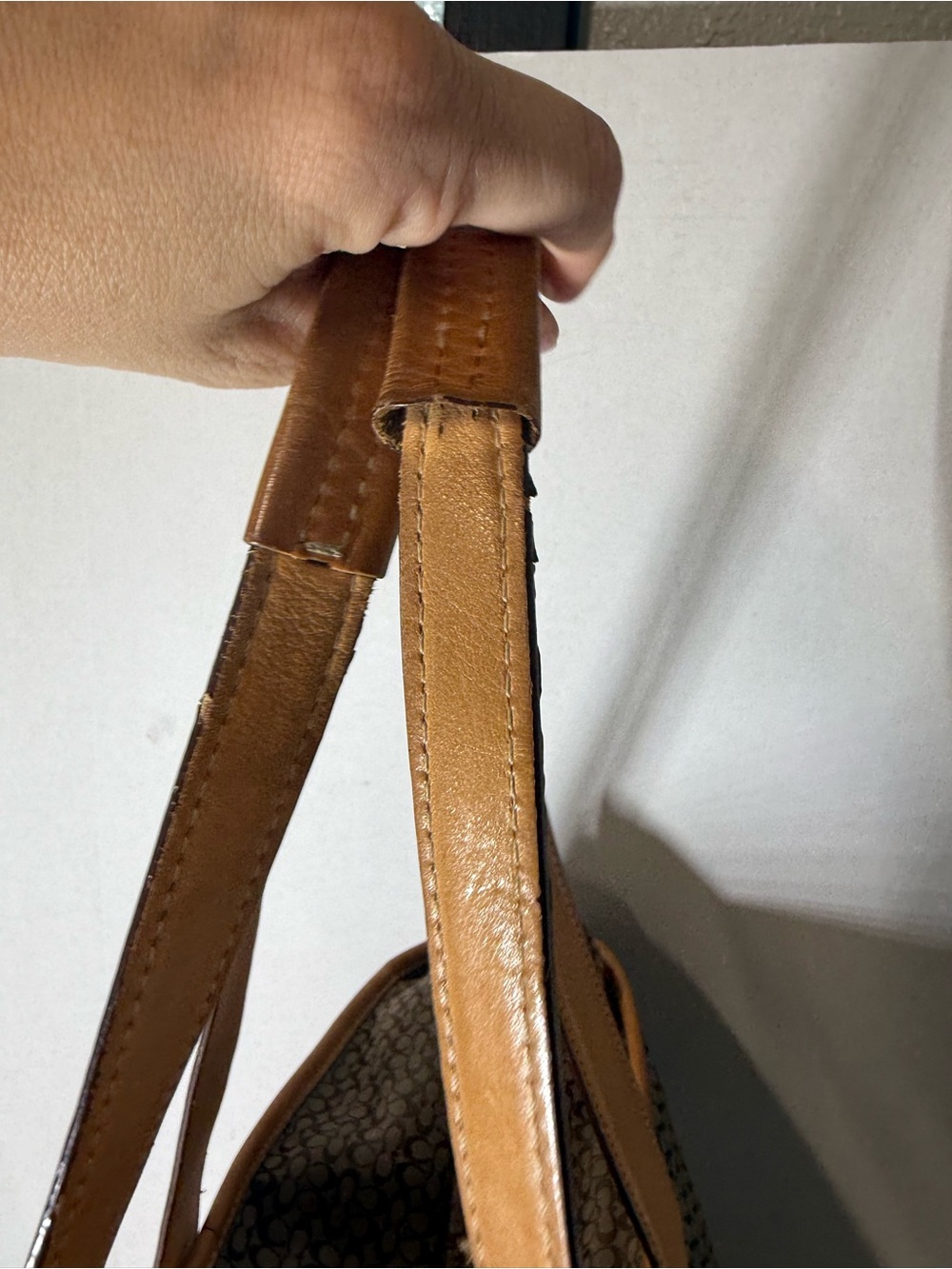 Coach F77012 Vintage XL Signature C Canvas & Vachetta Leather Tote Weekender - Picture 7 of 8